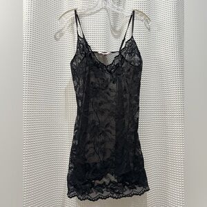 Victoria's Secret Black Lace Top